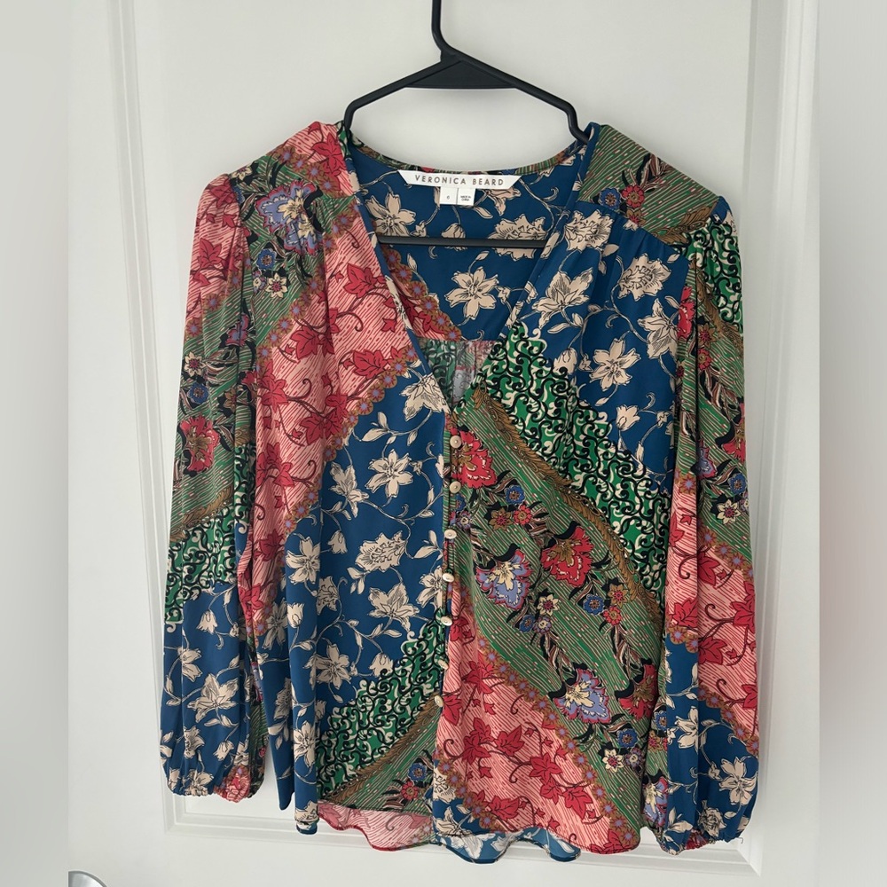 Veronica Beard Sura Blouse